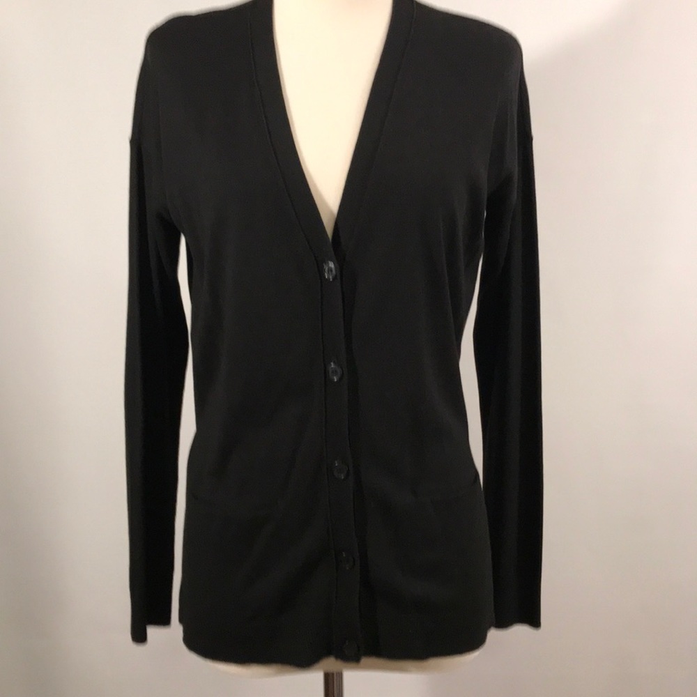 Loft V-neck Black Cardigan - S